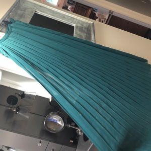 Urban Outfitters Dark green pleated skirt